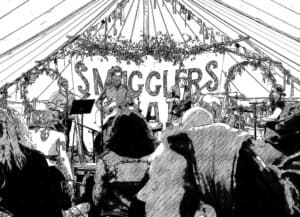 Jemima and the Fuse on the Smugglers stage at the Kelburn Garden Party 2022